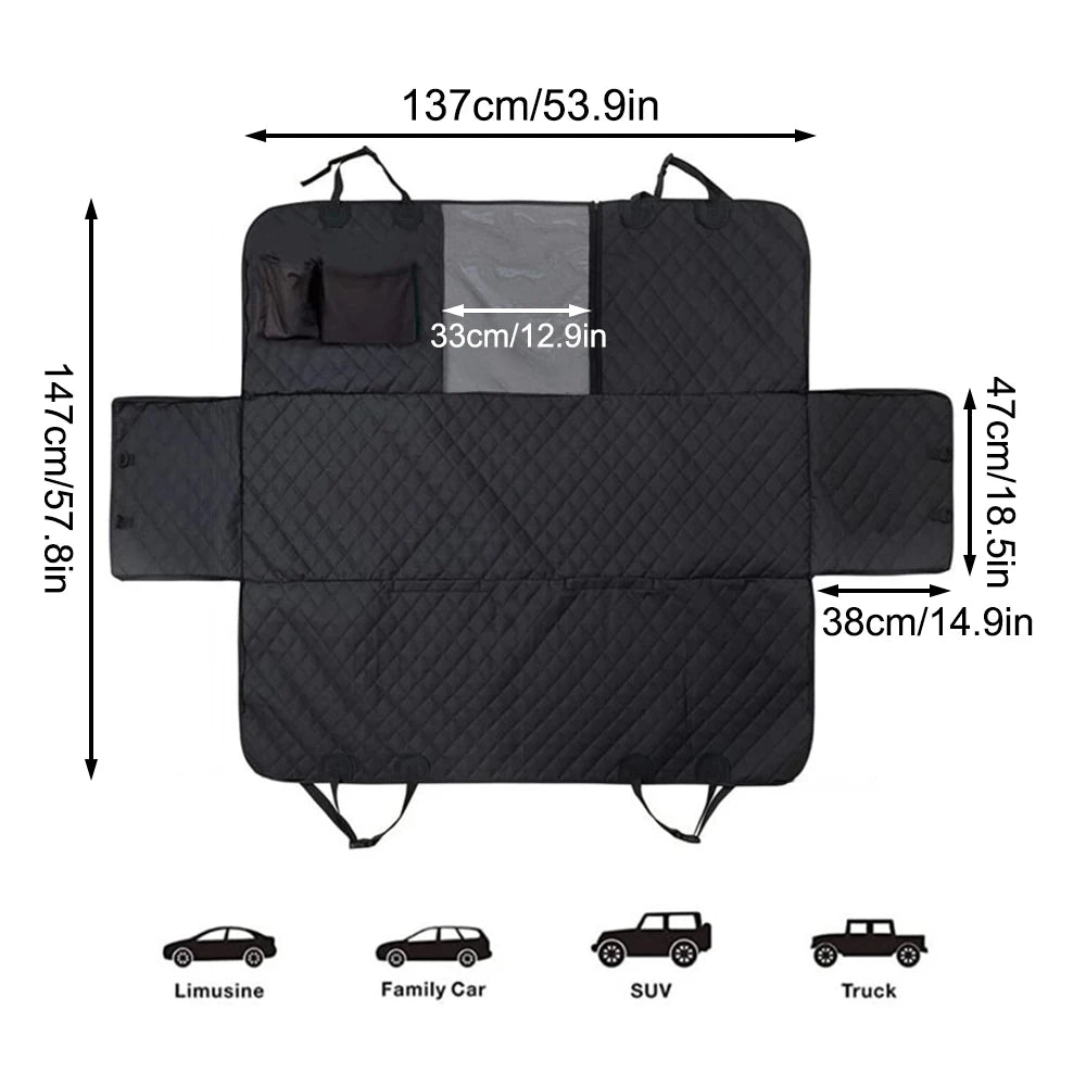 Funda para asientos traseros de coche.