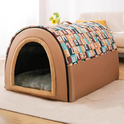 Cama con Techo para Perros